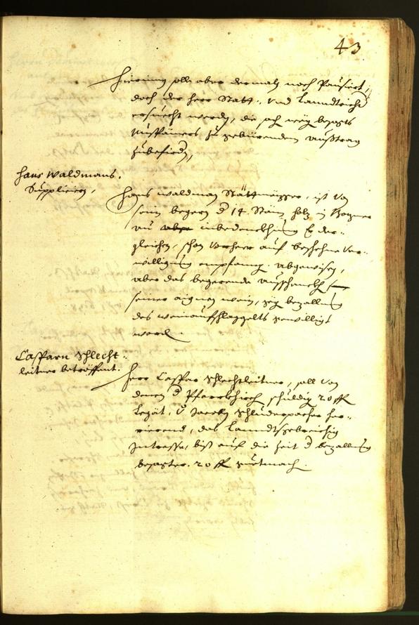 Civic Archives of Bozen-Bolzano - BOhisto Minutes of the council 1638 