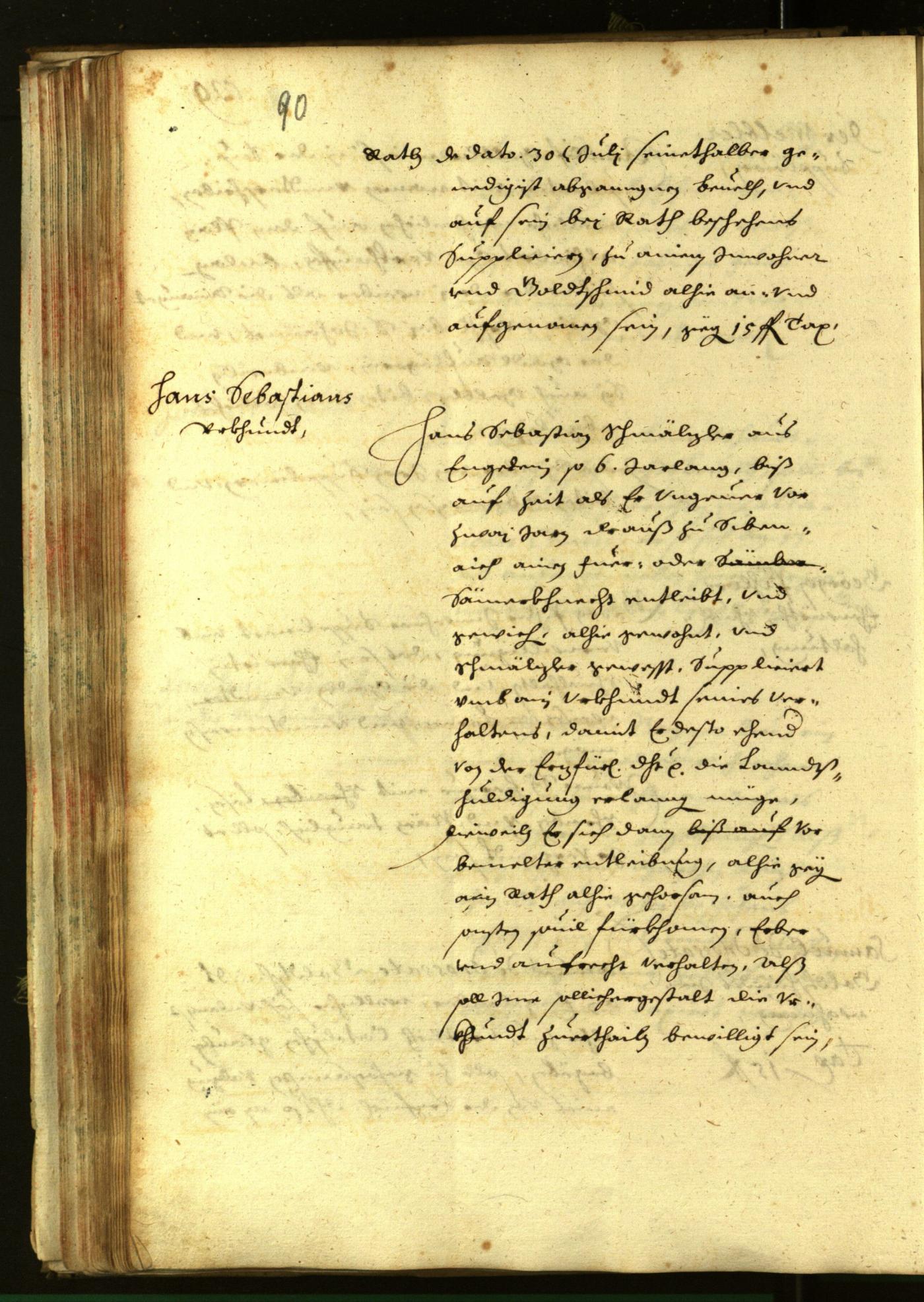 Civic Archives of Bozen-Bolzano - BOhisto Minutes of the council 1638 