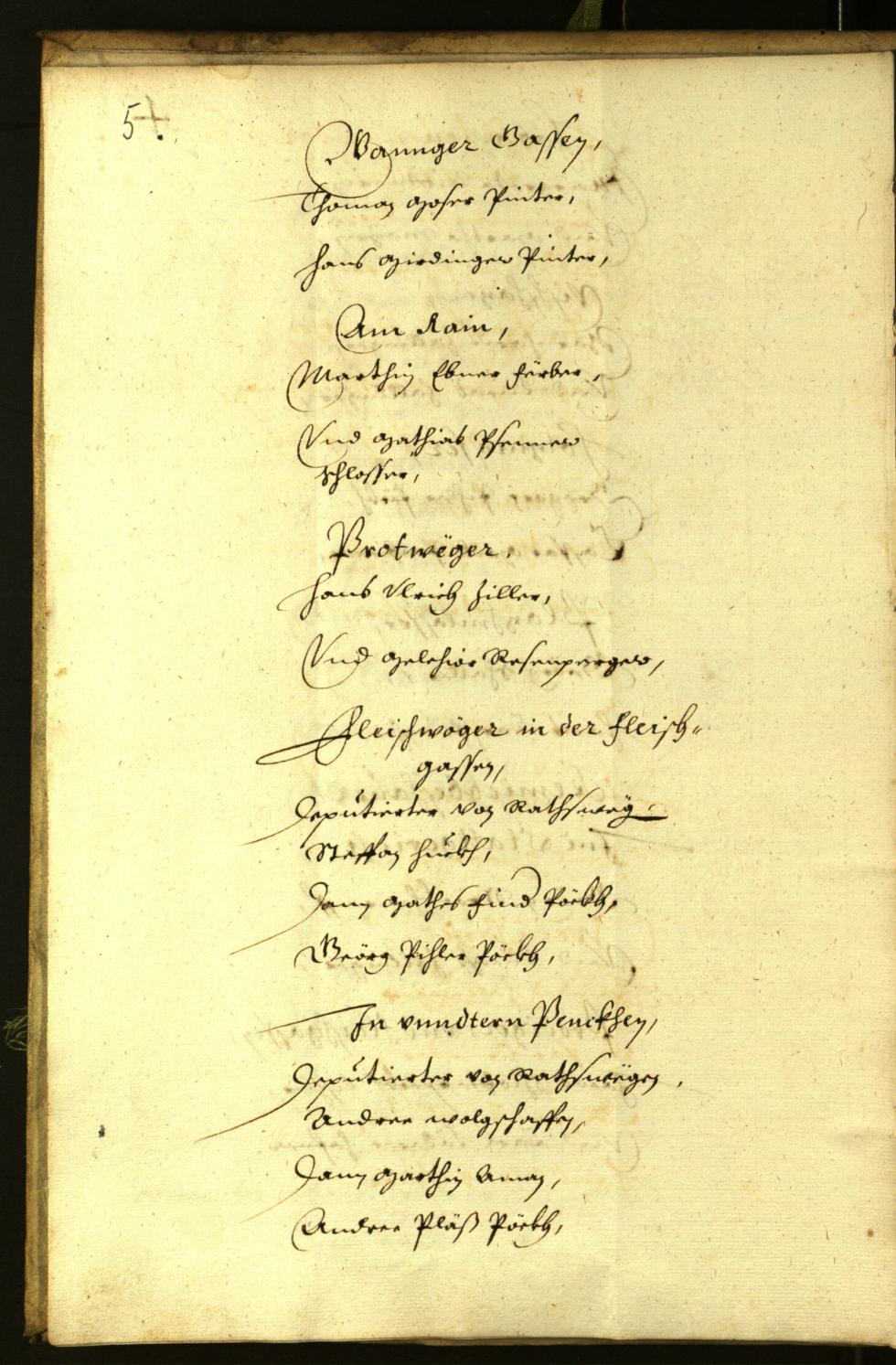 Stadtarchiv Bozen - BOhisto Ratsprotokoll 1638 