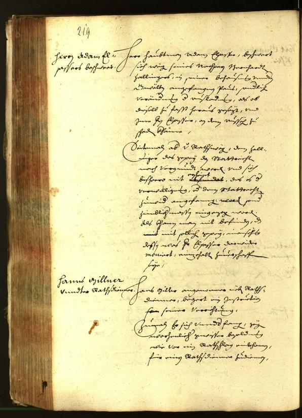 Civic Archives of Bozen-Bolzano - BOhisto Minutes of the council 1639 