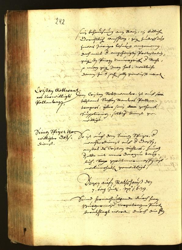 Civic Archives of Bozen-Bolzano - BOhisto Minutes of the council 1639 