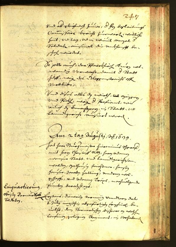 Civic Archives of Bozen-Bolzano - BOhisto Minutes of the council 1639 