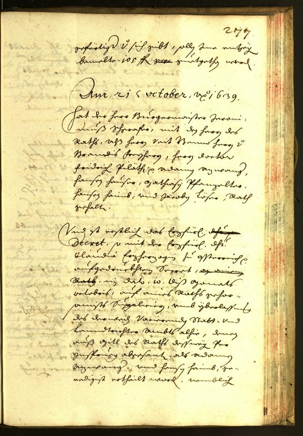 Civic Archives of Bozen-Bolzano - BOhisto Minutes of the council 1639 