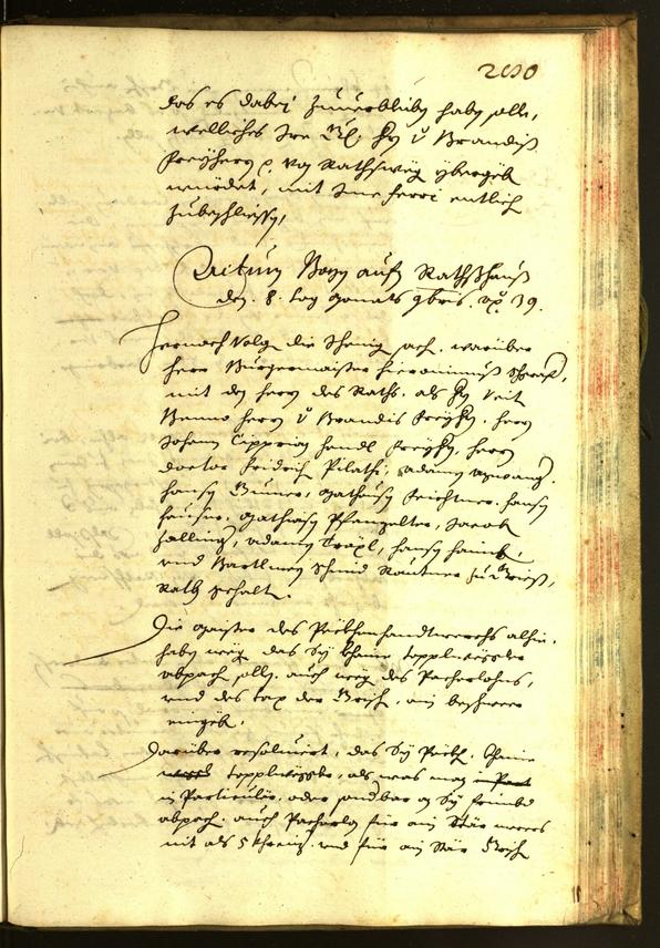 Civic Archives of Bozen-Bolzano - BOhisto Minutes of the council 1639 