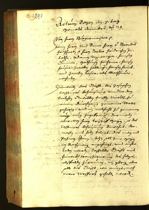 Civic Archives of Bozen-Bolzano - BOhisto Minutes of the council 1639 