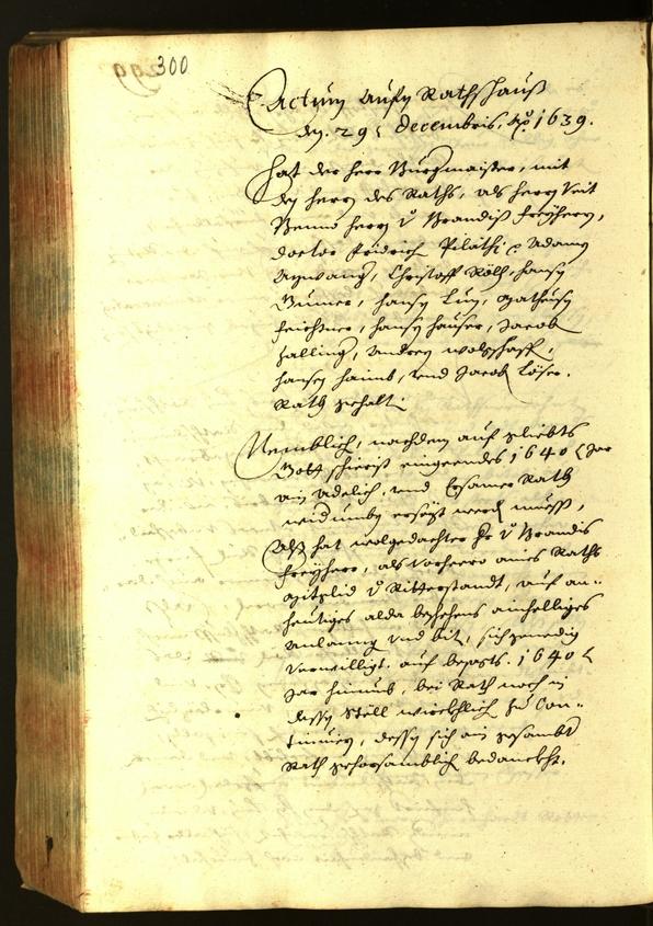 Civic Archives of Bozen-Bolzano - BOhisto Minutes of the council 1639 