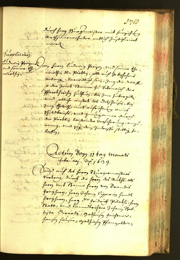 Civic Archives of Bozen-Bolzano - BOhisto Minutes of the council 1639 