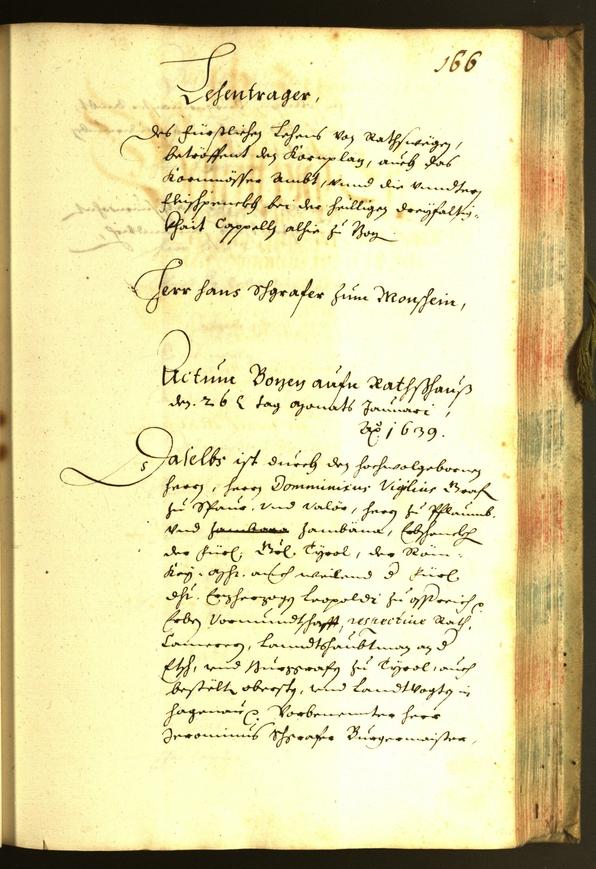 Civic Archives of Bozen-Bolzano - BOhisto Minutes of the council 1639 