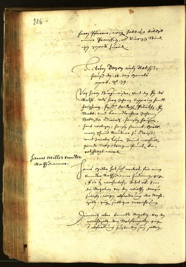 Civic Archives of Bozen-Bolzano - BOhisto Minutes of the council 1639 