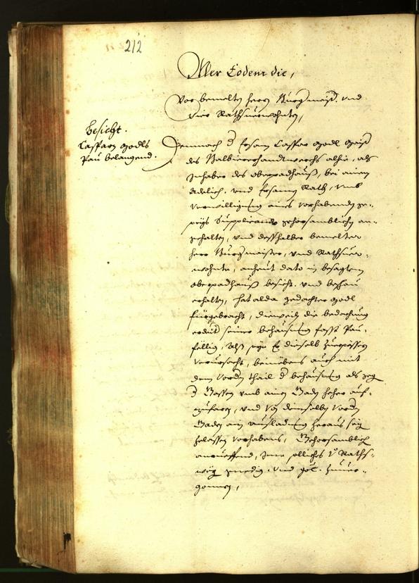 Civic Archives of Bozen-Bolzano - BOhisto Minutes of the council 1639 