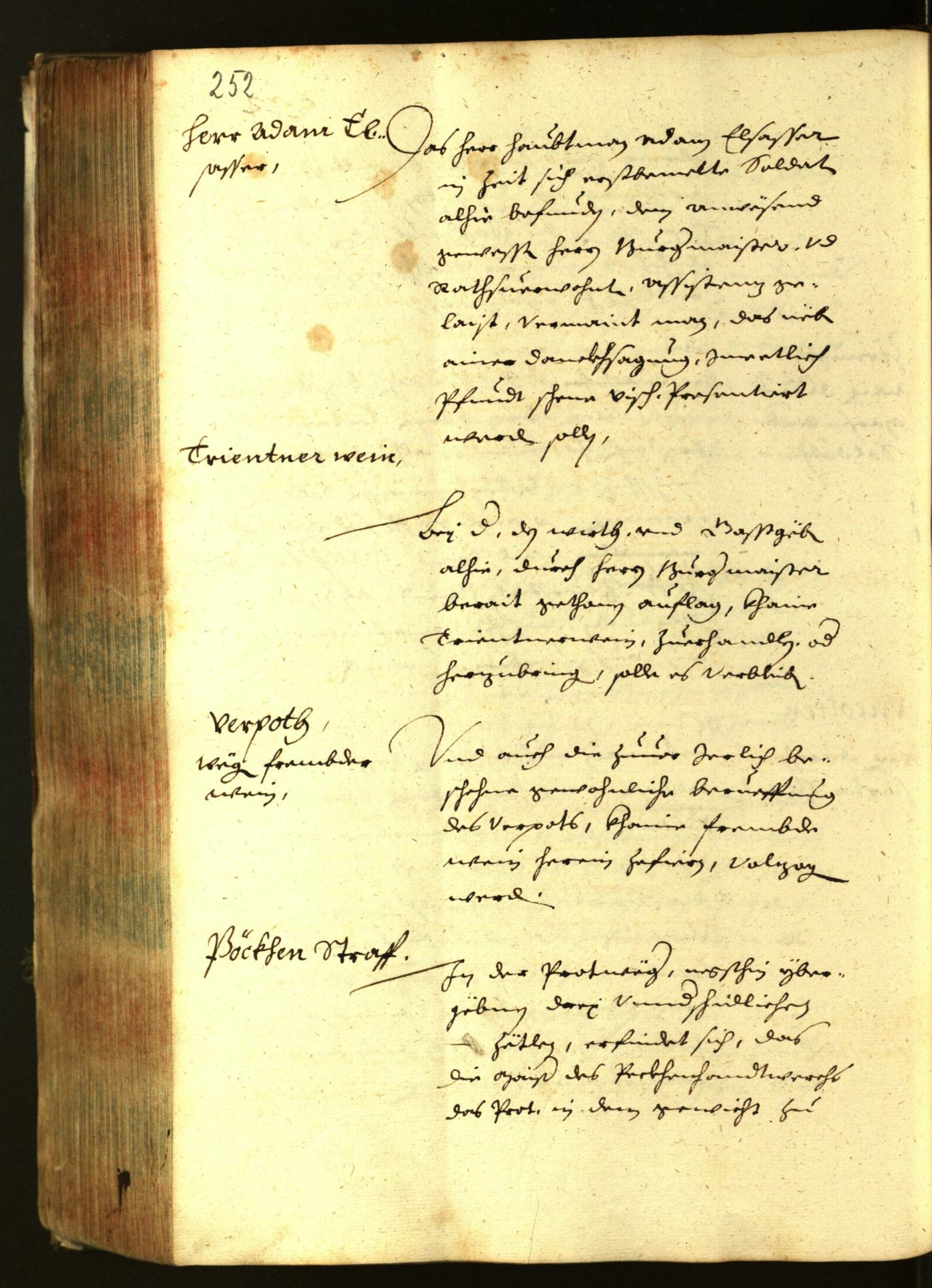 Civic Archives of Bozen-Bolzano - BOhisto Minutes of the council 1639 