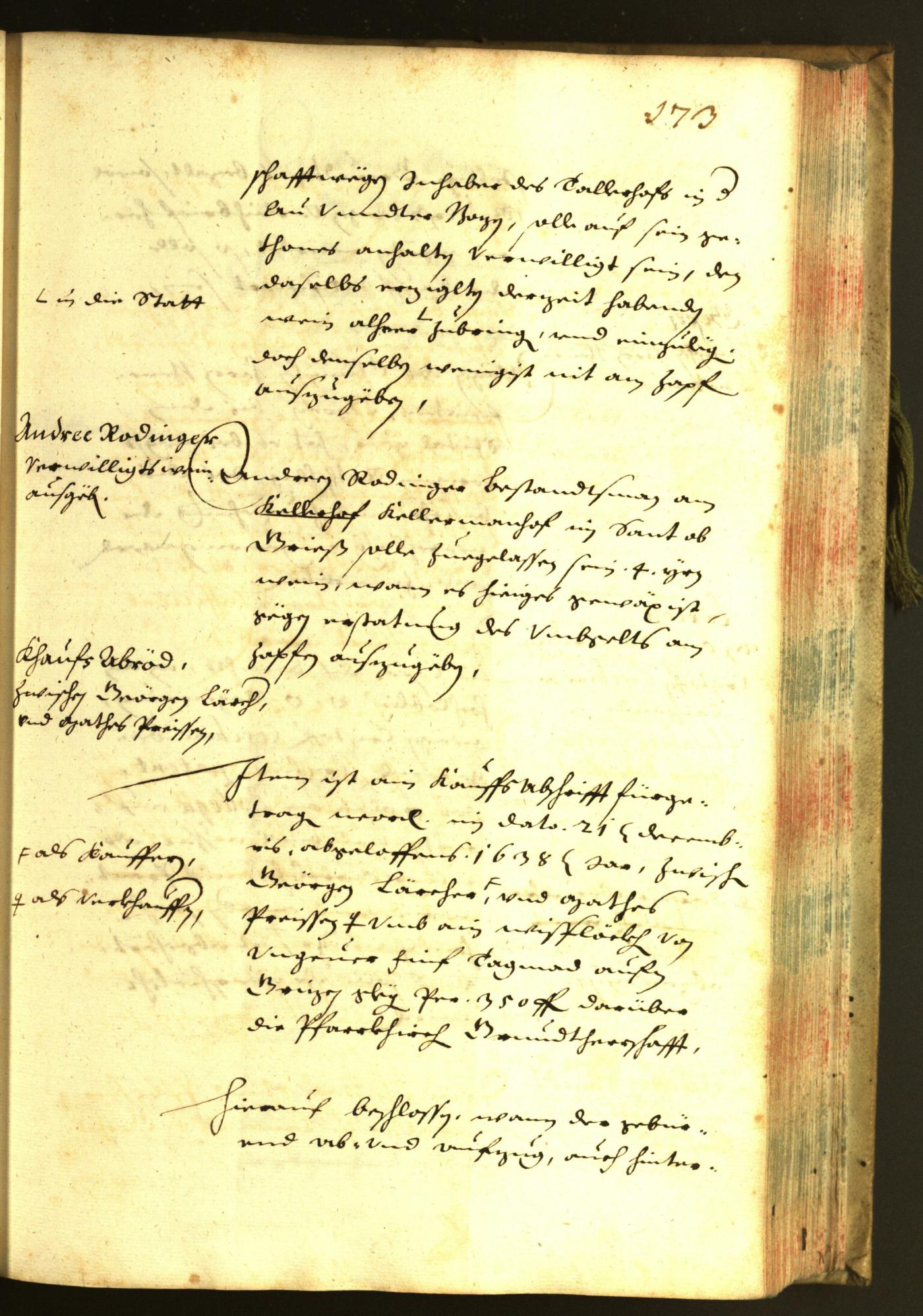 Civic Archives of Bozen-Bolzano - BOhisto Minutes of the council 1639 