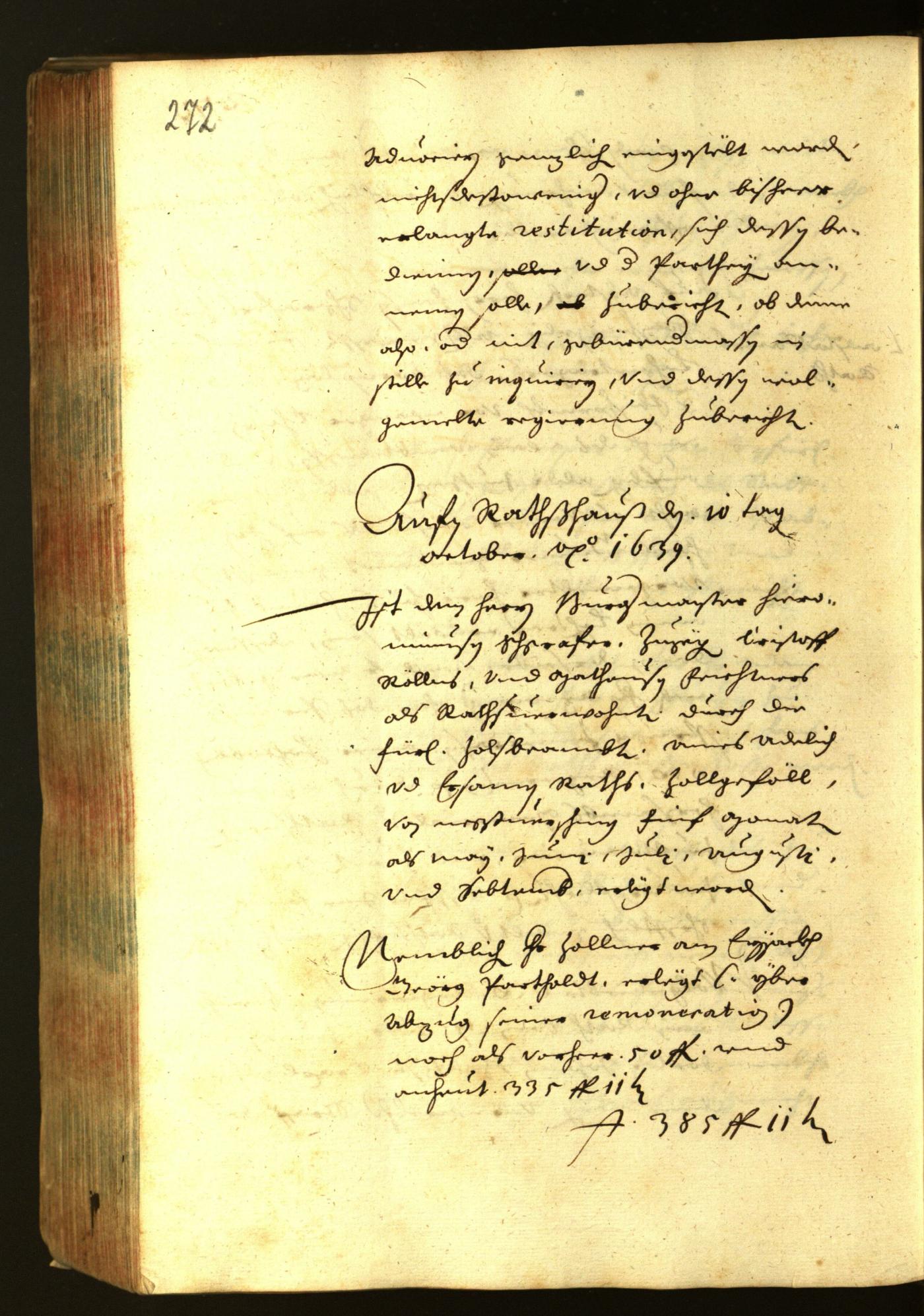 Civic Archives of Bozen-Bolzano - BOhisto Minutes of the council 1639 