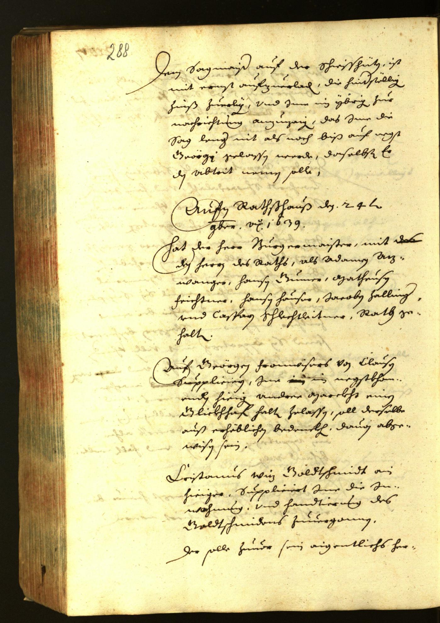 Civic Archives of Bozen-Bolzano - BOhisto Minutes of the council 1639 