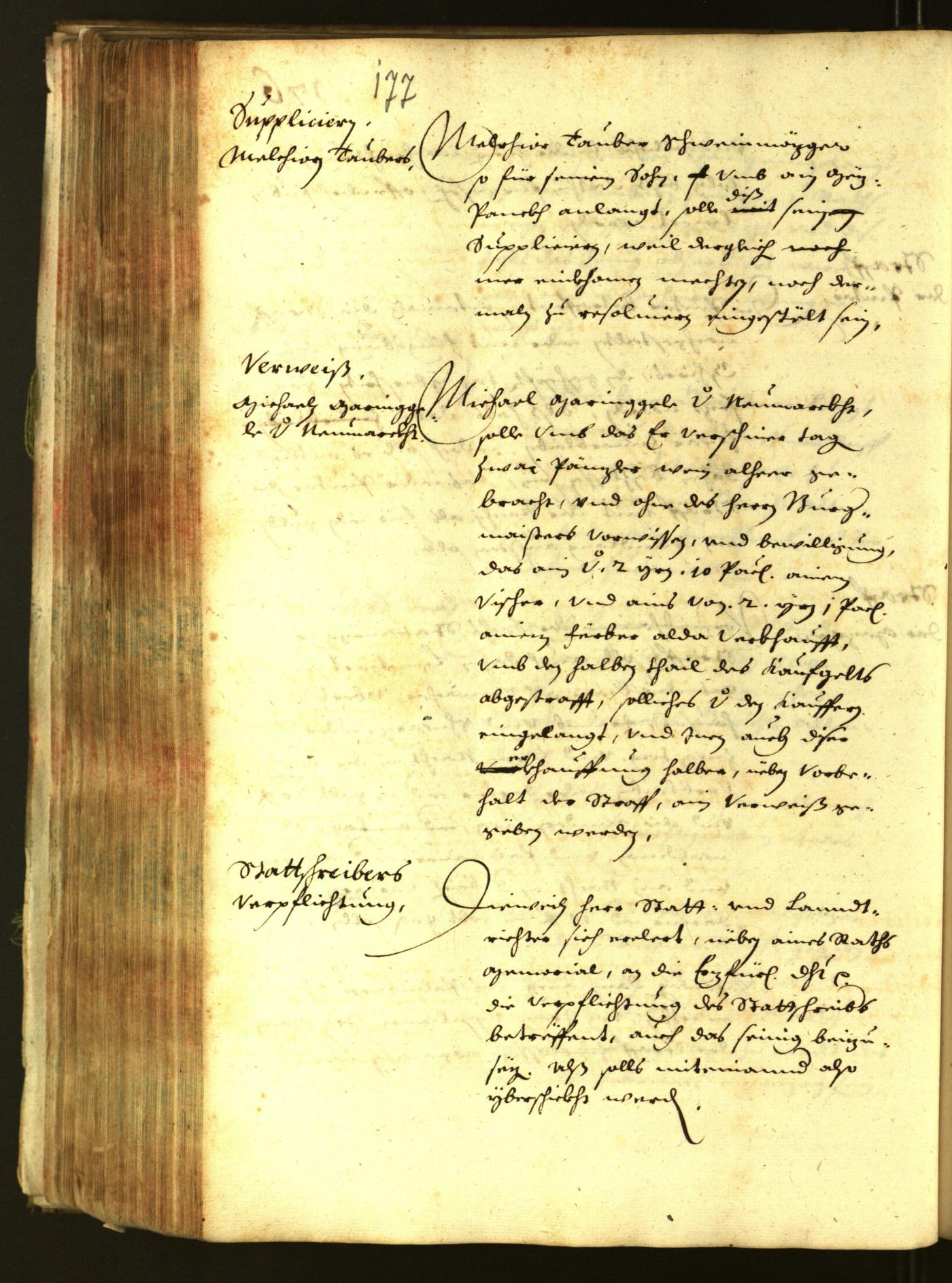 Stadtarchiv Bozen - BOhisto Ratsprotokoll 1639 