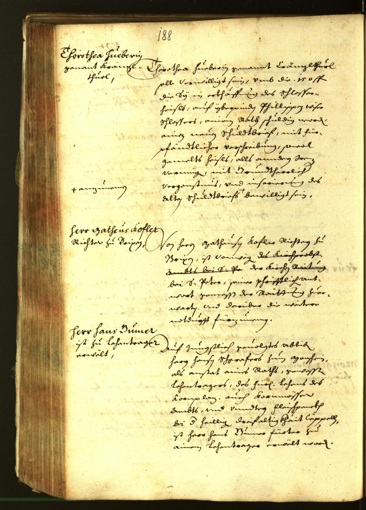 Stadtarchiv Bozen - BOhisto Ratsprotokoll 1639 