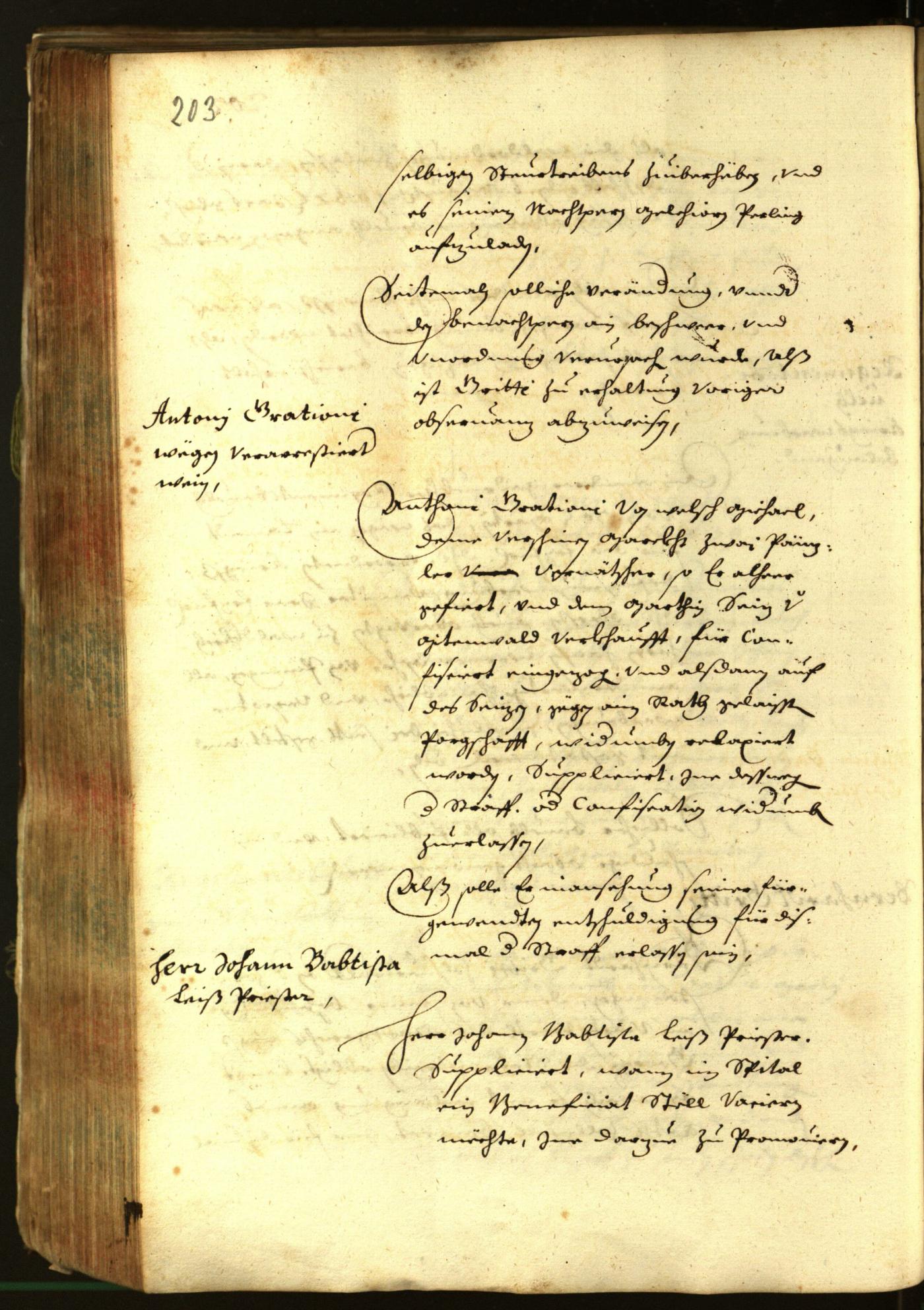 Stadtarchiv Bozen - BOhisto Ratsprotokoll 1639 