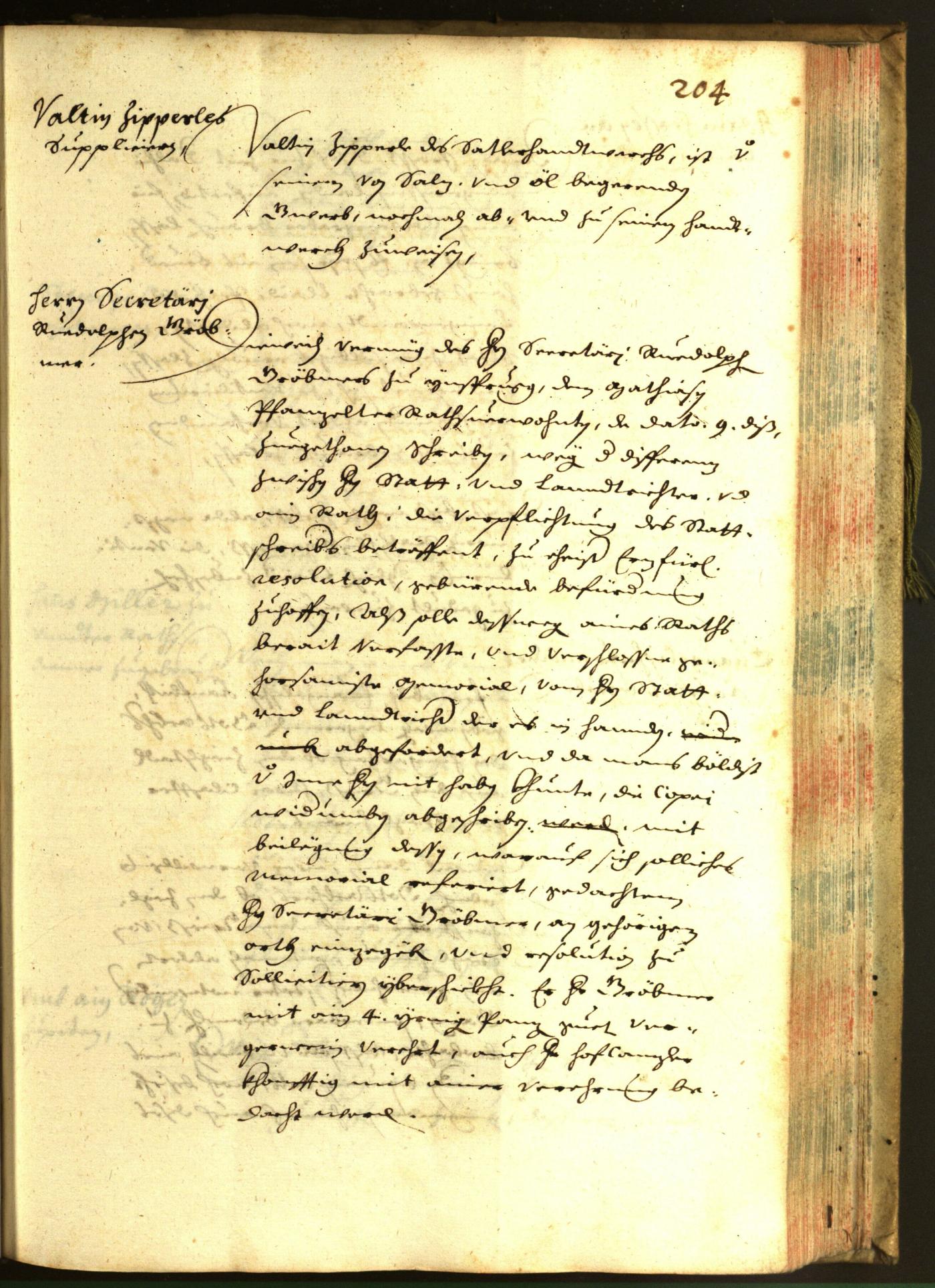 Civic Archives of Bozen-Bolzano - BOhisto Minutes of the council 1639 