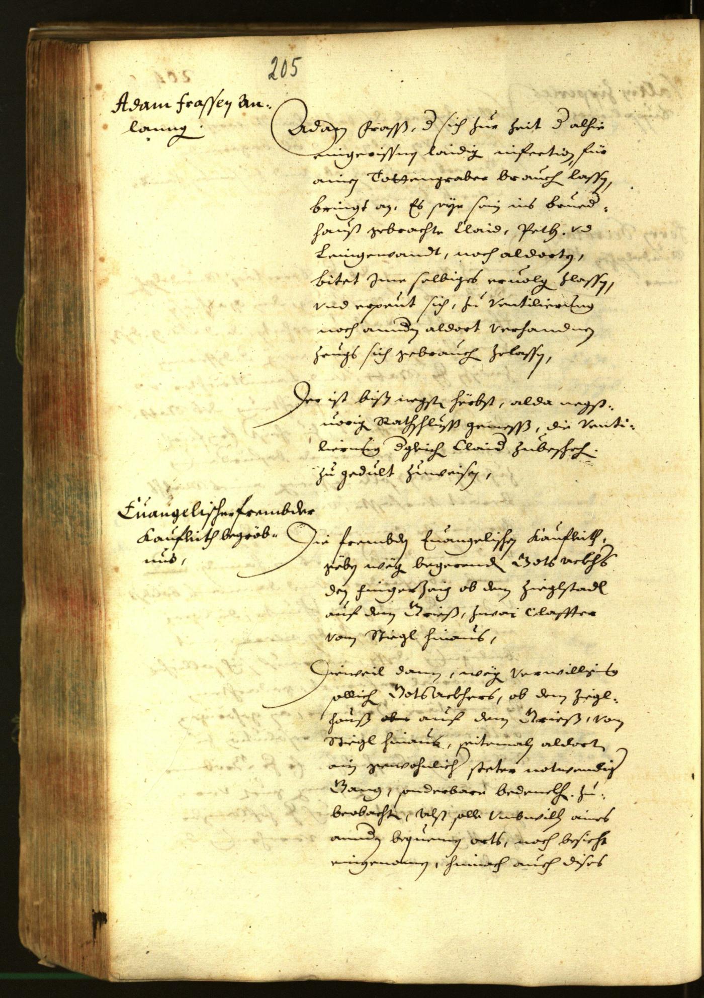 Stadtarchiv Bozen - BOhisto Ratsprotokoll 1639 