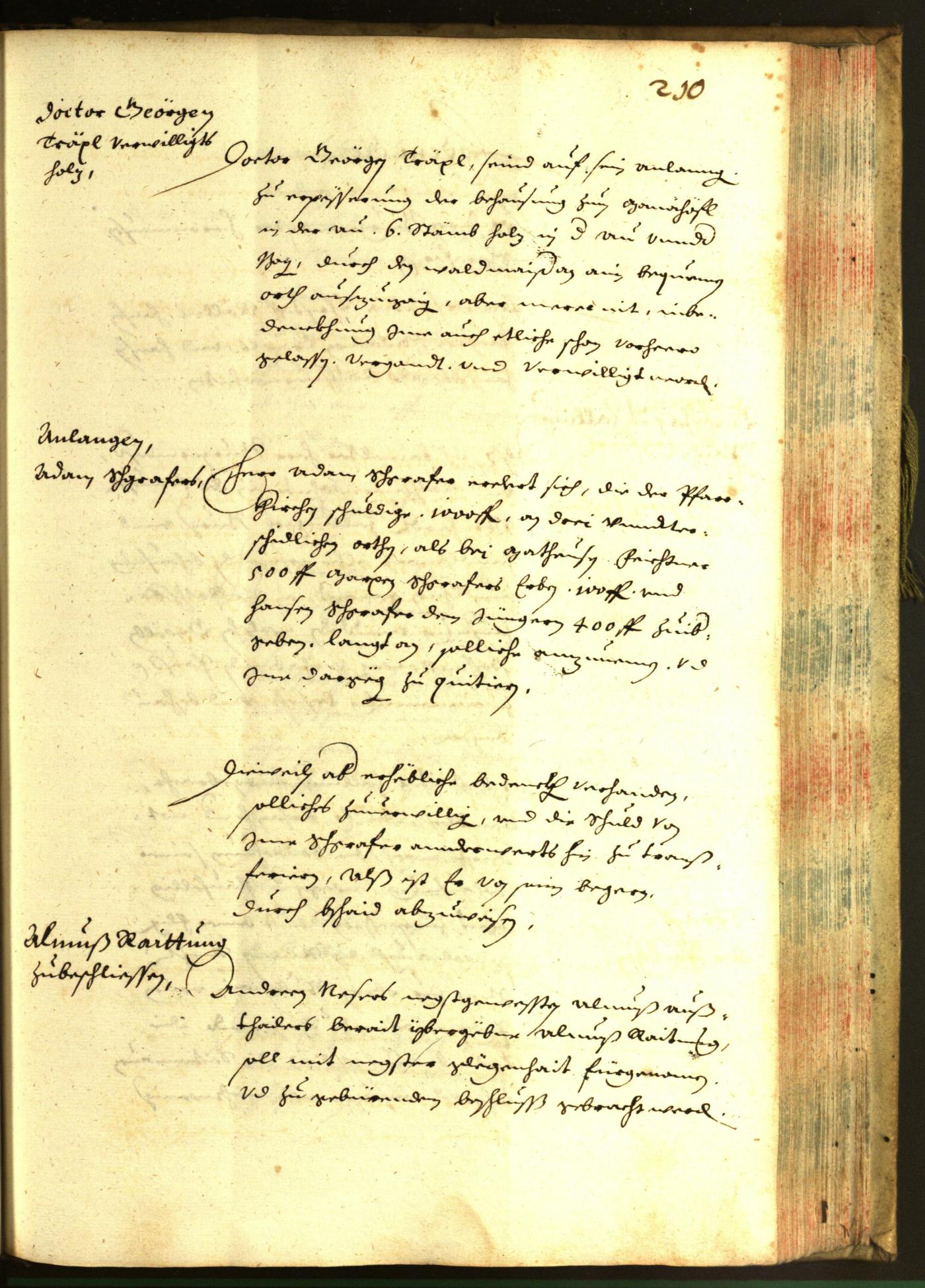 Civic Archives of Bozen-Bolzano - BOhisto Minutes of the council 1639 