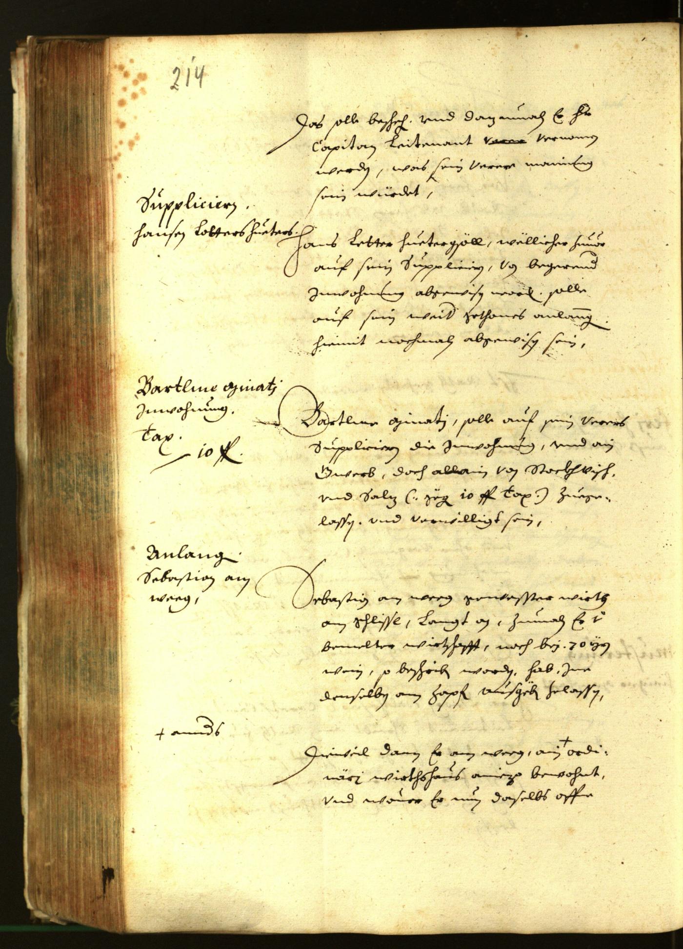 Civic Archives of Bozen-Bolzano - BOhisto Minutes of the council 1639 