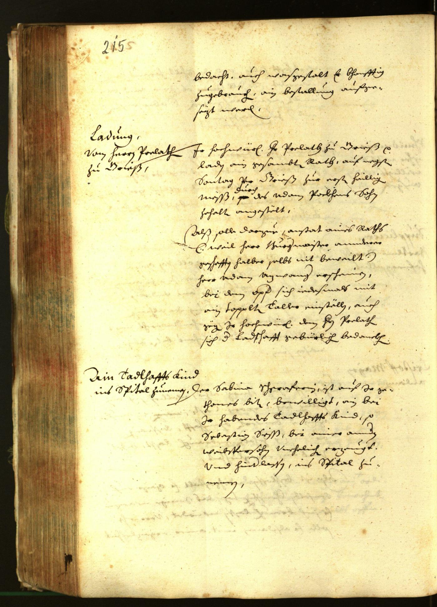 Civic Archives of Bozen-Bolzano - BOhisto Minutes of the council 1639 