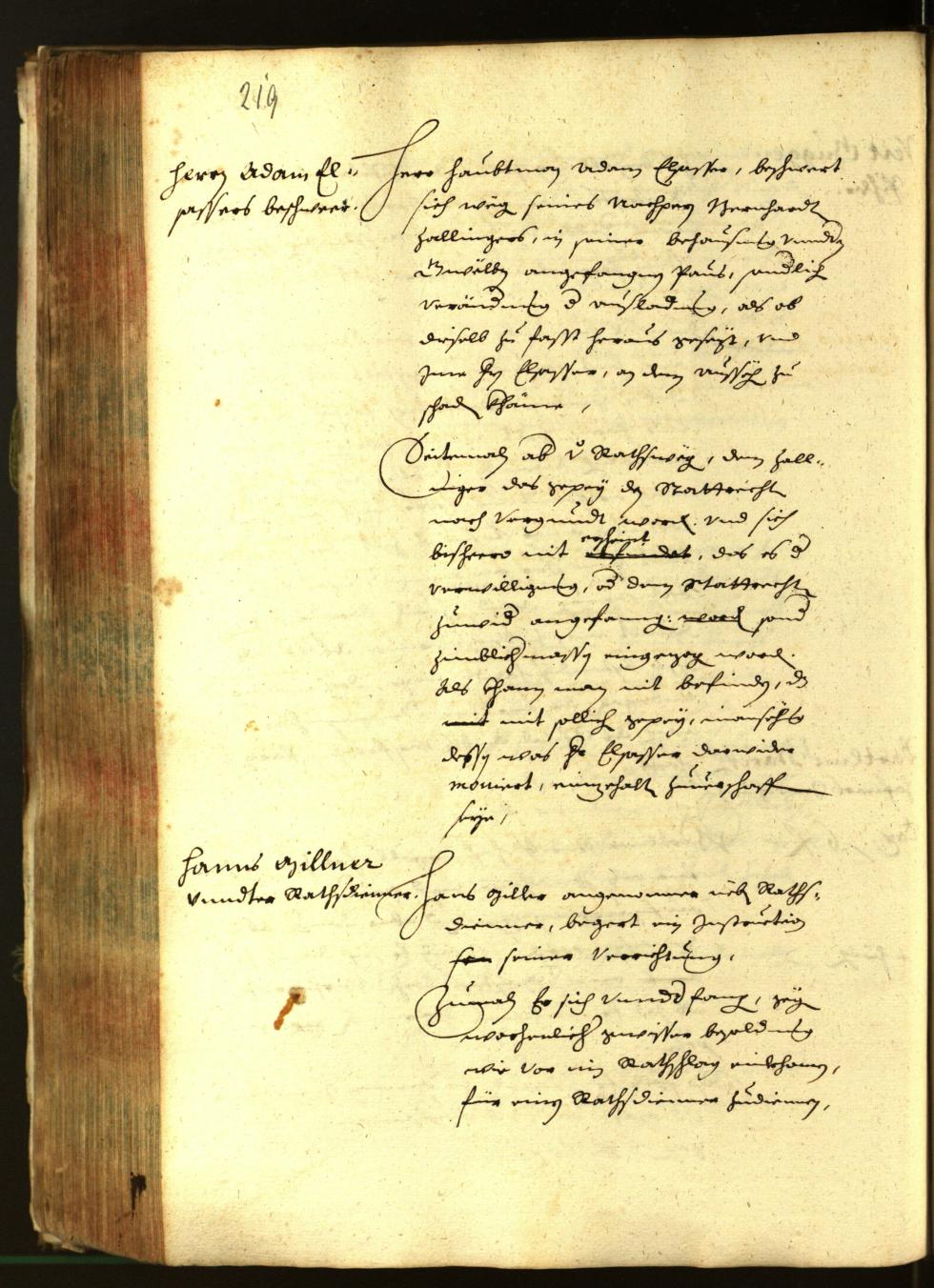 Civic Archives of Bozen-Bolzano - BOhisto Minutes of the council 1639 