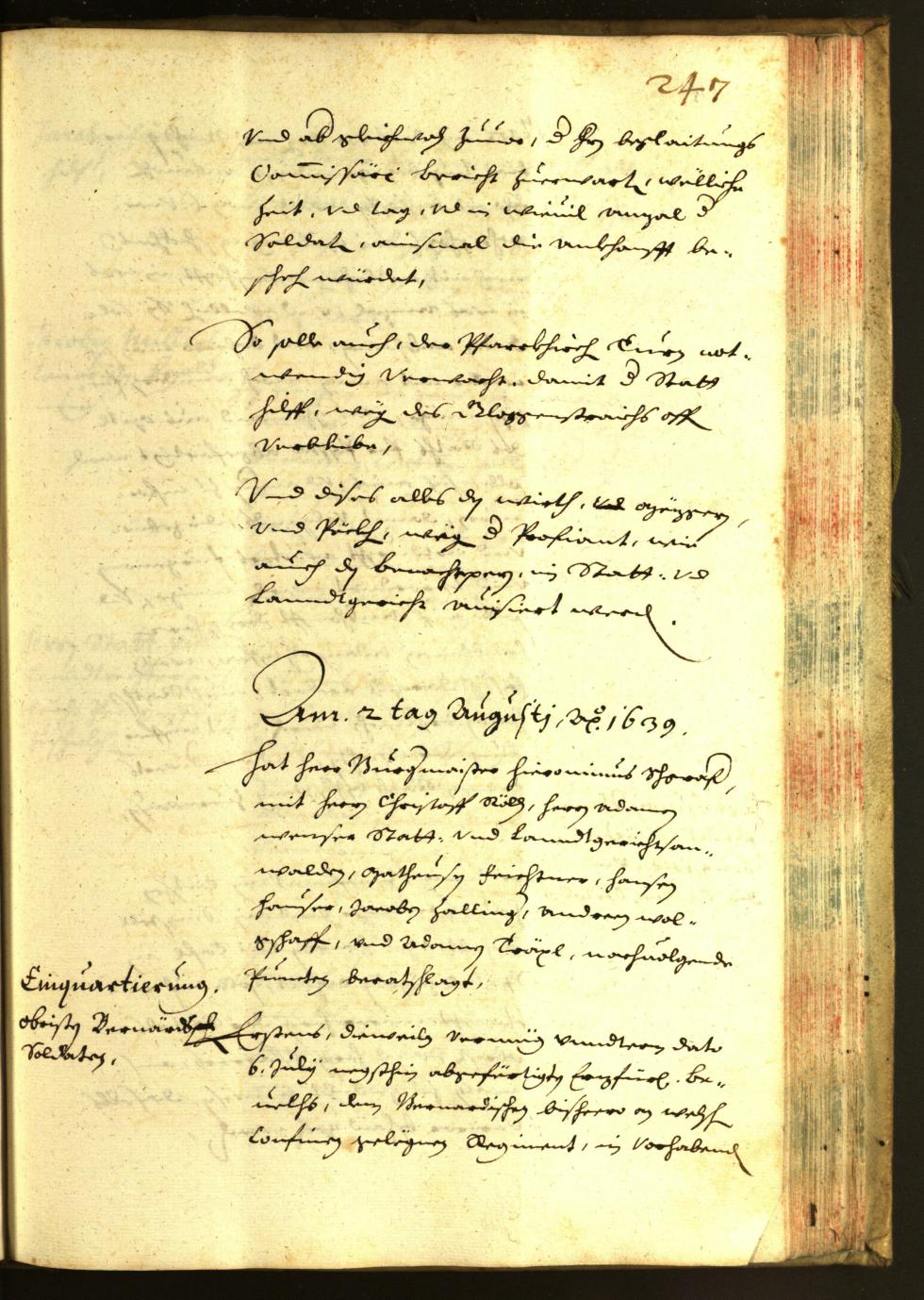 Civic Archives of Bozen-Bolzano - BOhisto Minutes of the council 1639 