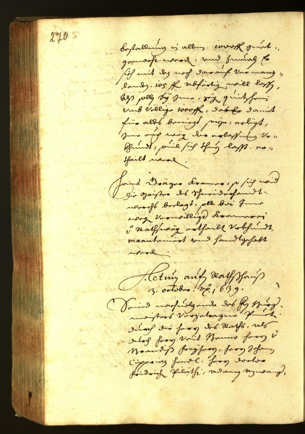 Civic Archives of Bozen-Bolzano - BOhisto Minutes of the council 1639 