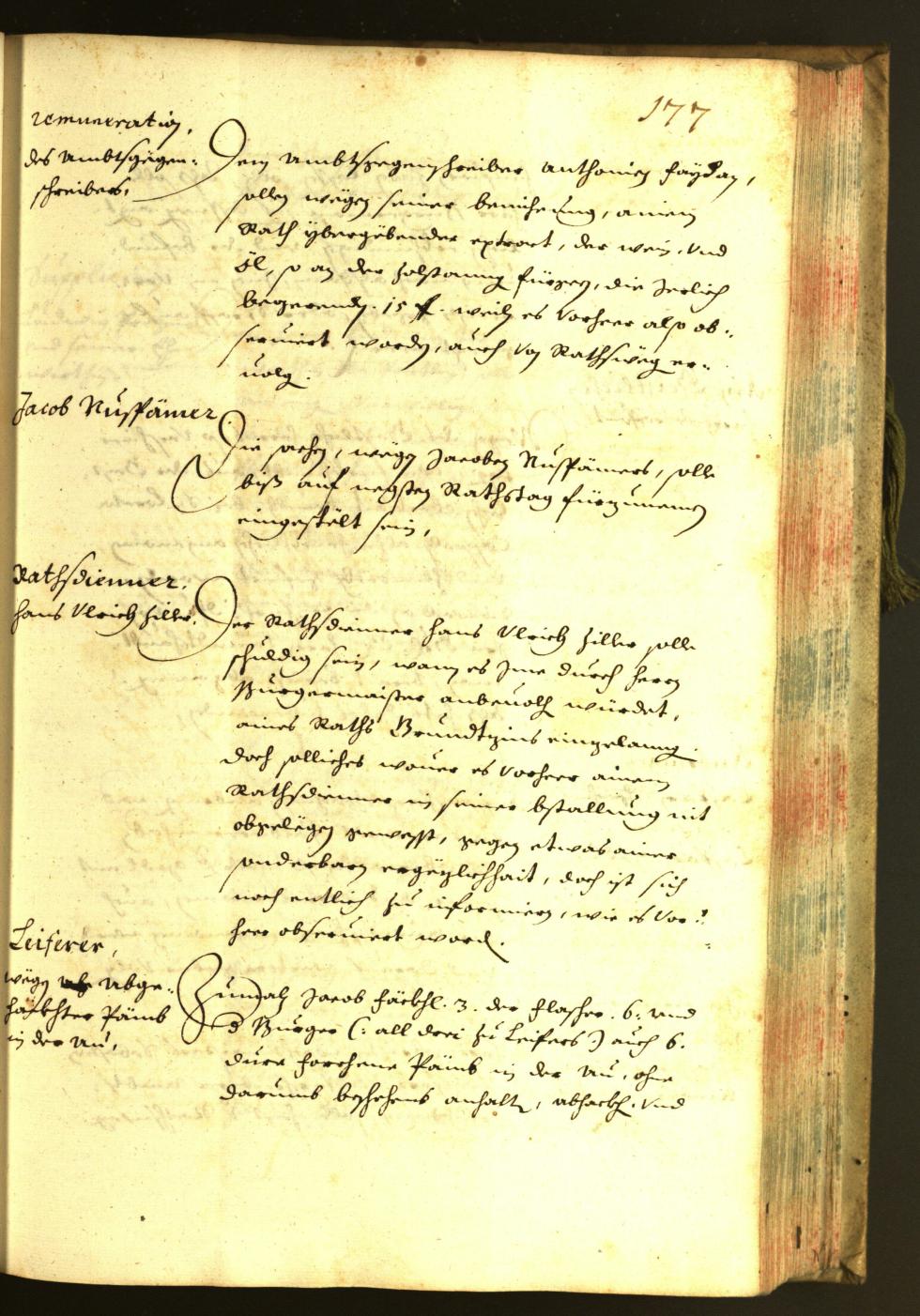 Archivio Storico della Città di Bolzano - BOhisto protocollo consiliare 1639 