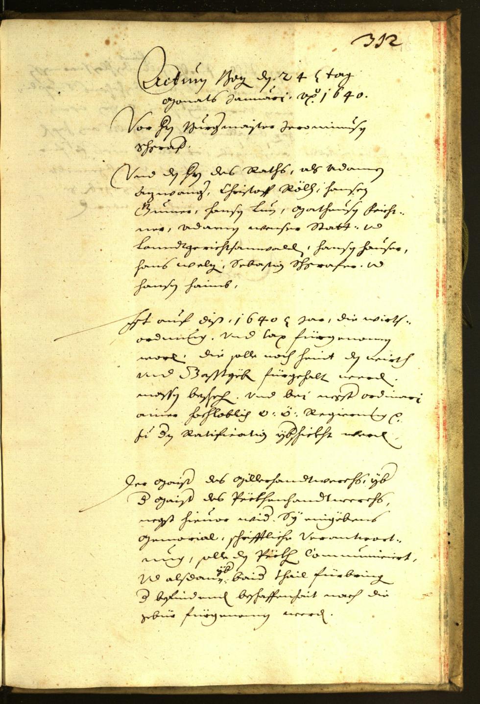 Civic Archives of Bozen-Bolzano - BOhisto Minutes of the council 1639 