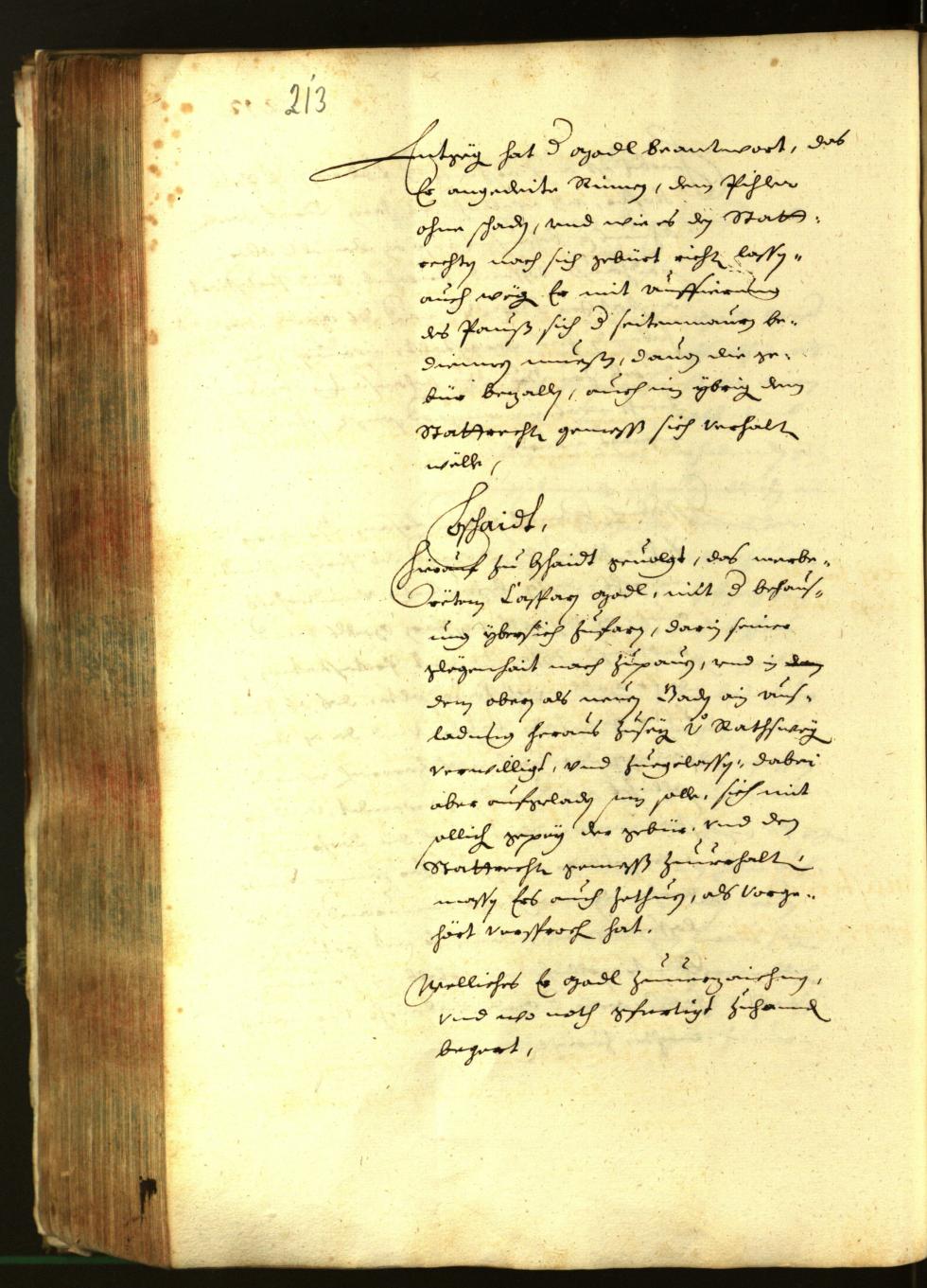 Civic Archives of Bozen-Bolzano - BOhisto Minutes of the council 1639 