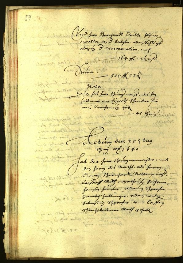 Civic Archives of Bozen-Bolzano - BOhisto Minutes of the council 1640 