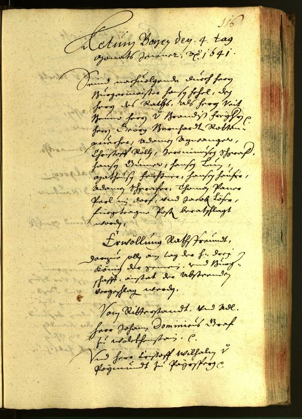 Civic Archives of Bozen-Bolzano - BOhisto Minutes of the council 1640 