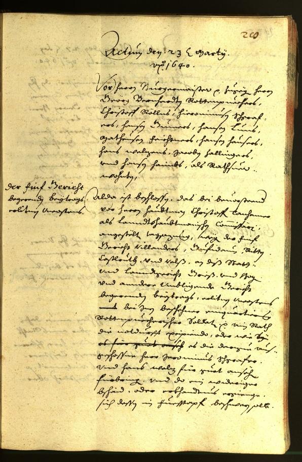 Civic Archives of Bozen-Bolzano - BOhisto Minutes of the council 1640 