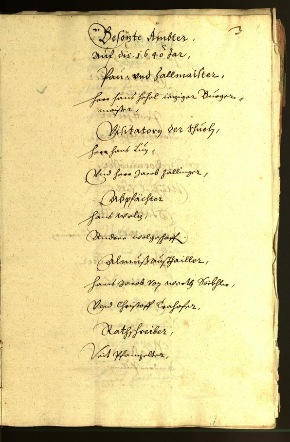 Civic Archives of Bozen-Bolzano - BOhisto Minutes of the council 1640 