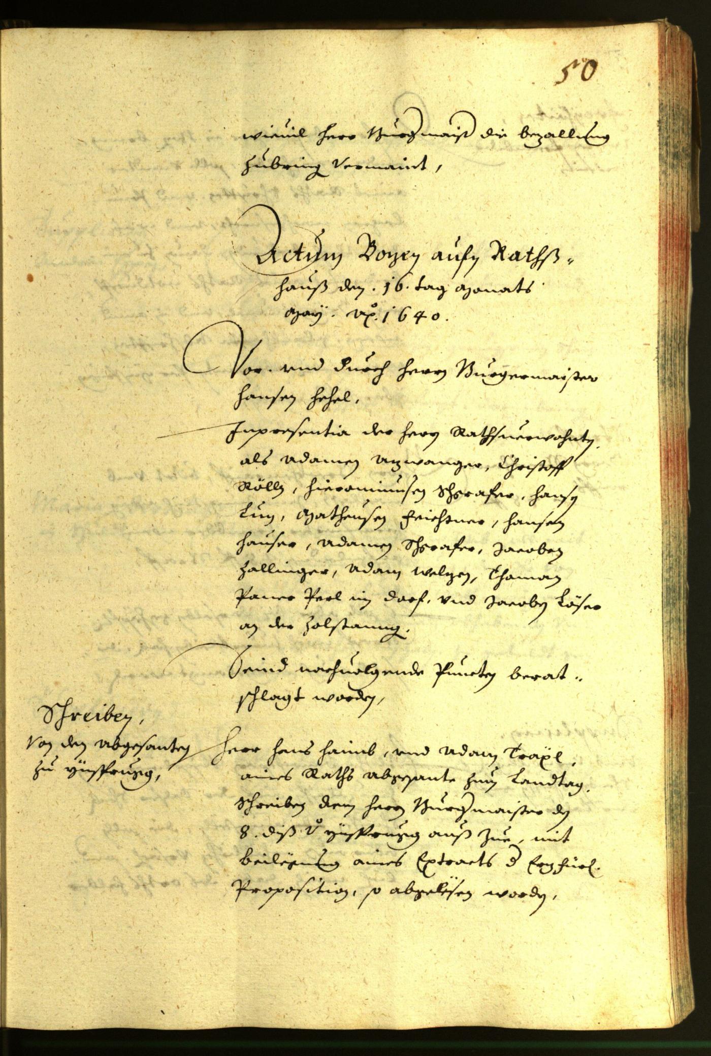 Civic Archives of Bozen-Bolzano - BOhisto Minutes of the council 1640 