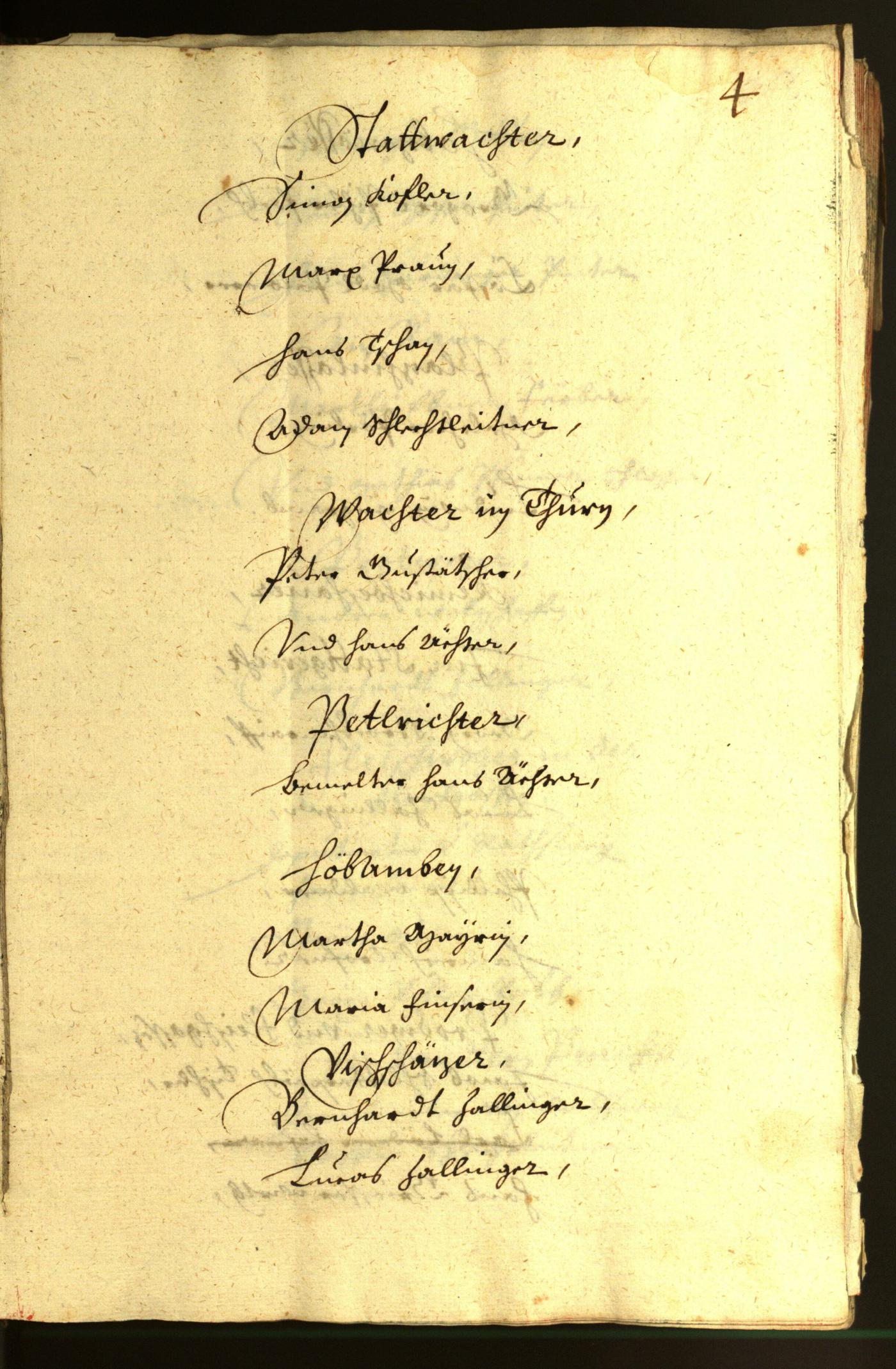 Stadtarchiv Bozen - BOhisto Ratsprotokoll 1640 