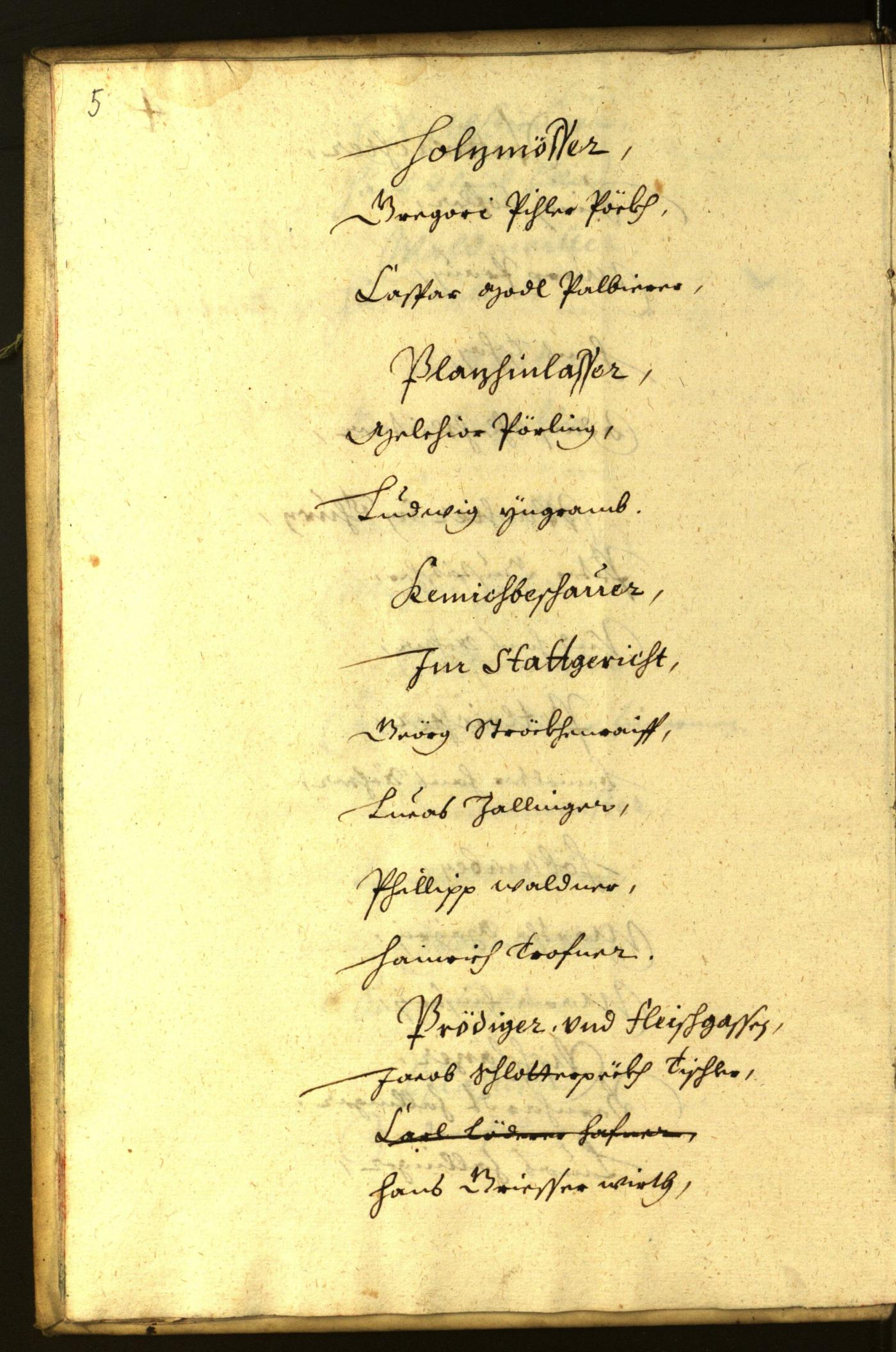 Stadtarchiv Bozen - BOhisto Ratsprotokoll 1640 