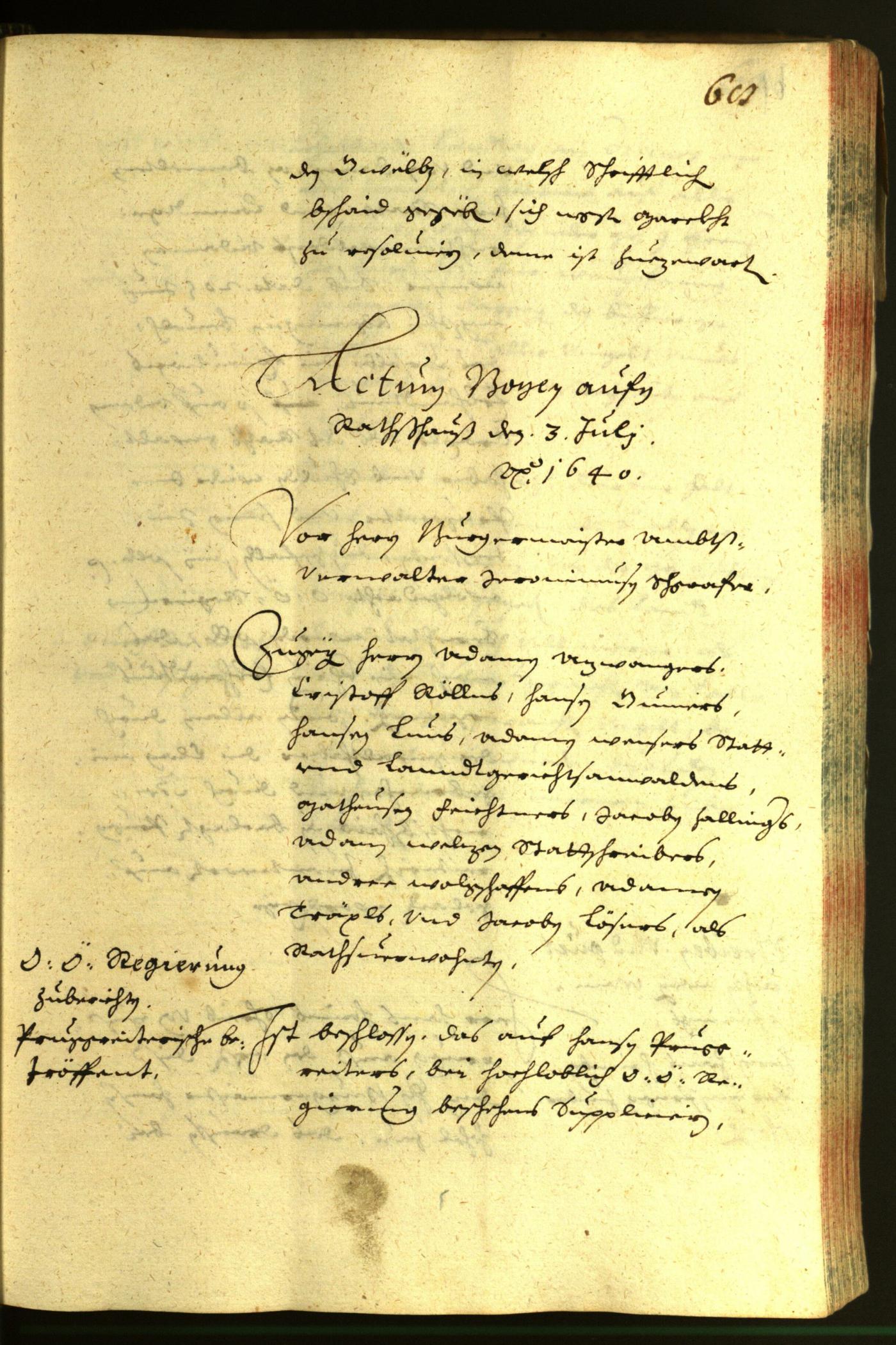 Civic Archives of Bozen-Bolzano - BOhisto Minutes of the council 1640 