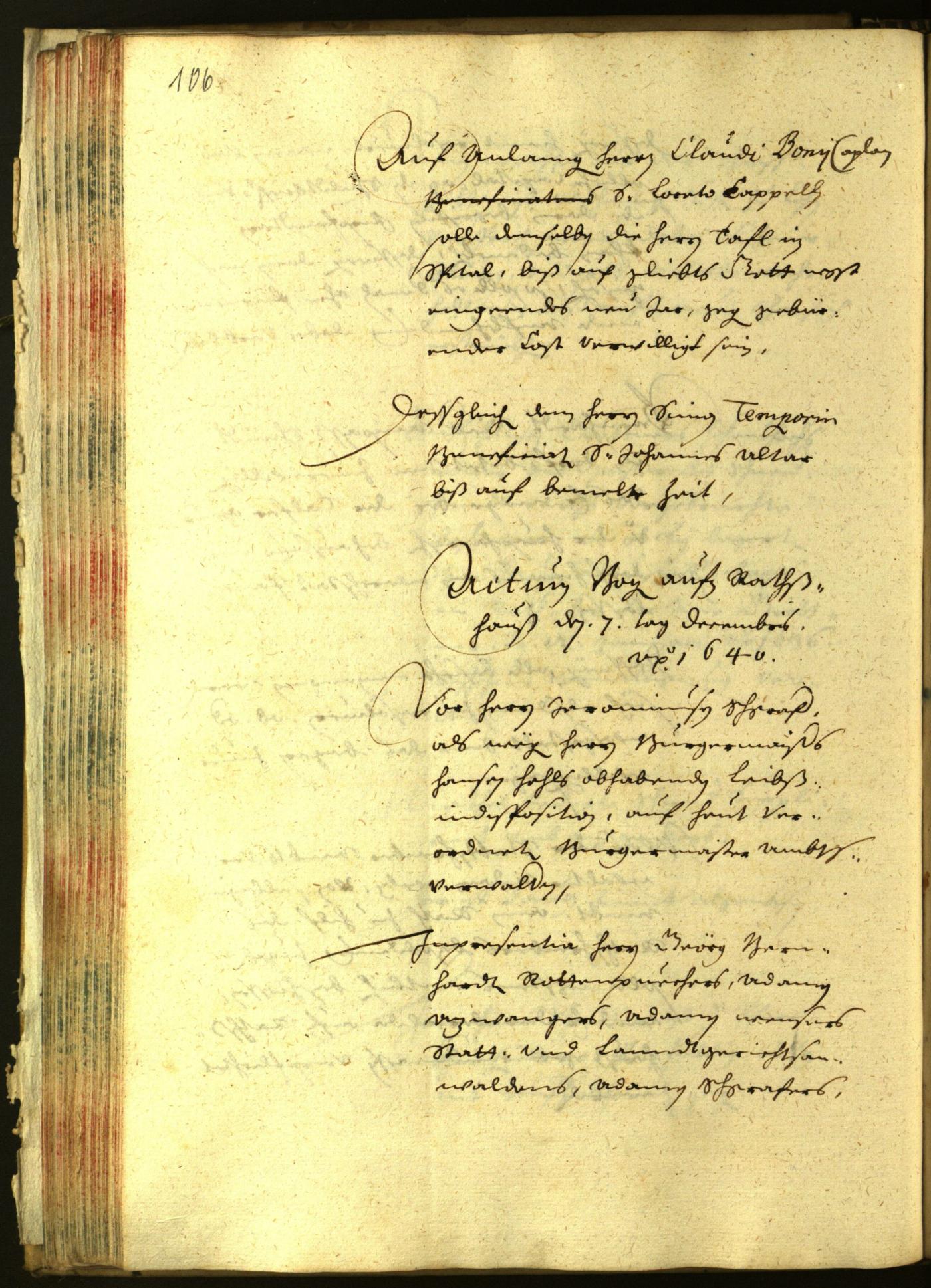 Civic Archives of Bozen-Bolzano - BOhisto Minutes of the council 1640 