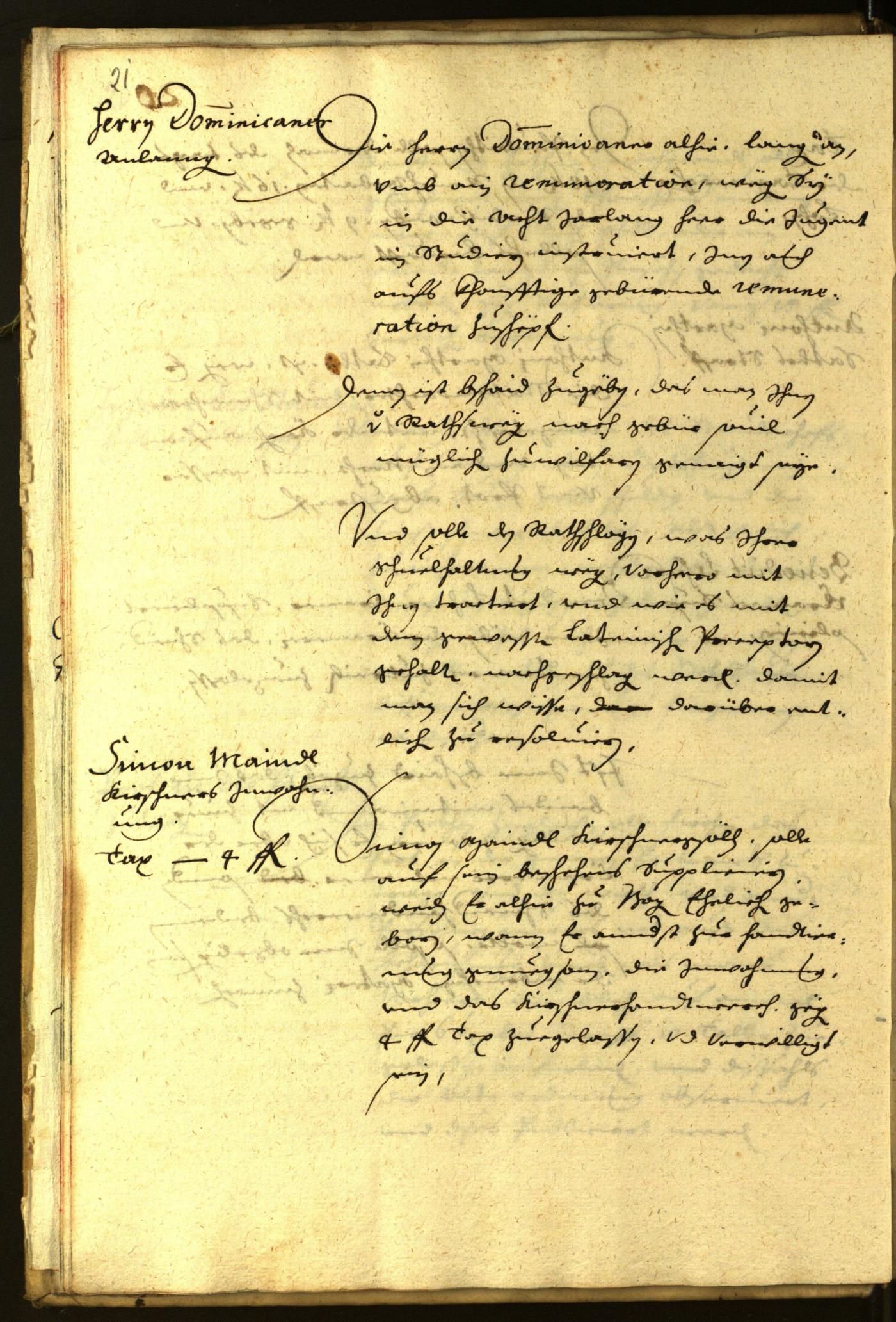 Civic Archives of Bozen-Bolzano - BOhisto Minutes of the council 1640 