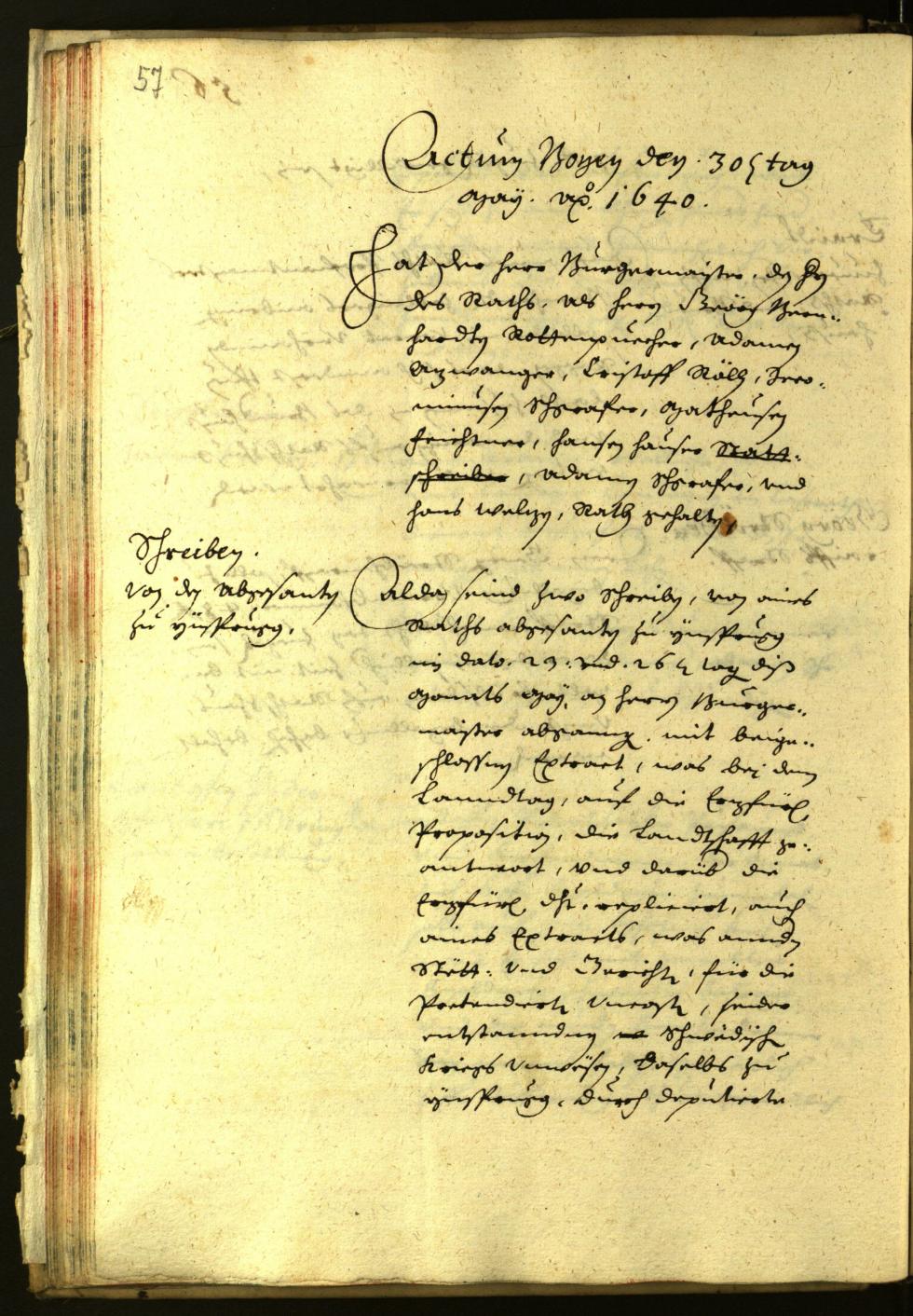 Civic Archives of Bozen-Bolzano - BOhisto Minutes of the council 1640 