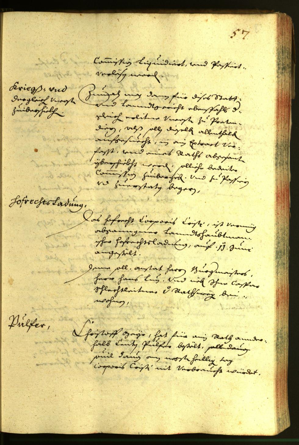 Civic Archives of Bozen-Bolzano - BOhisto Minutes of the council 1640 