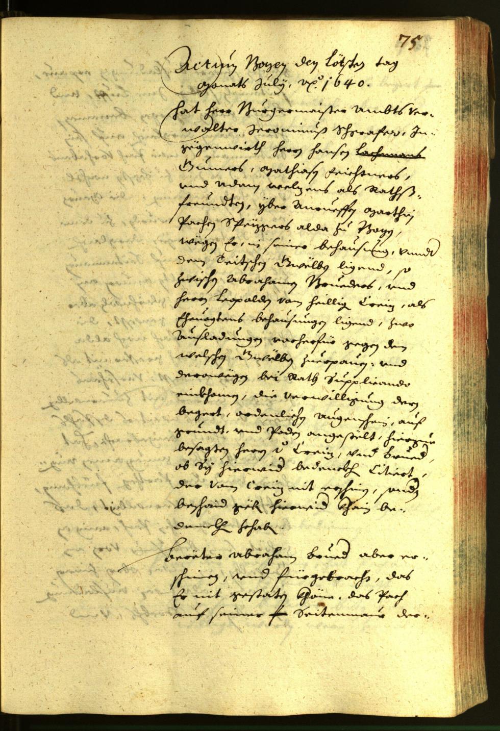 Civic Archives of Bozen-Bolzano - BOhisto Minutes of the council 1640 