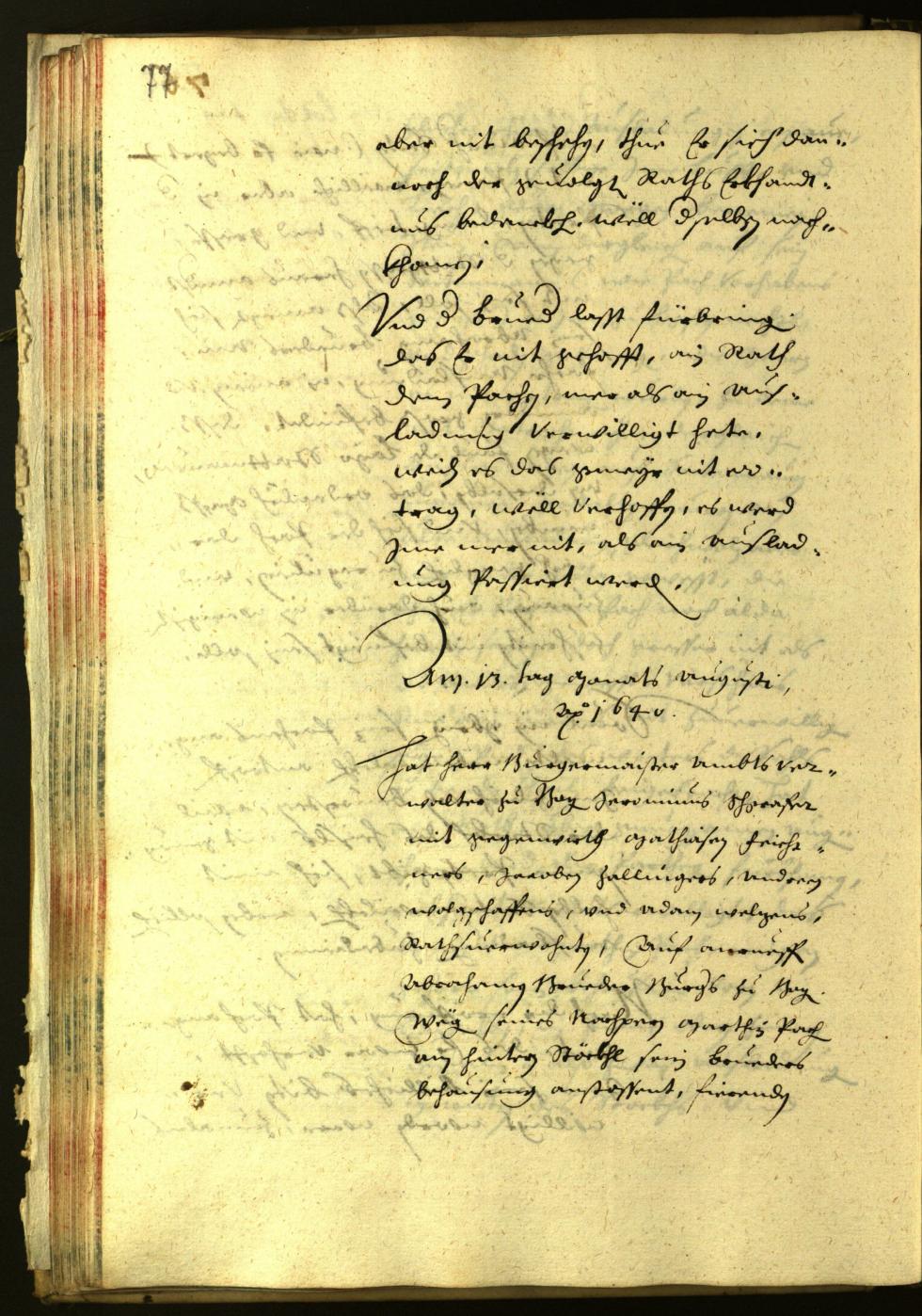 Civic Archives of Bozen-Bolzano - BOhisto Minutes of the council 1640 