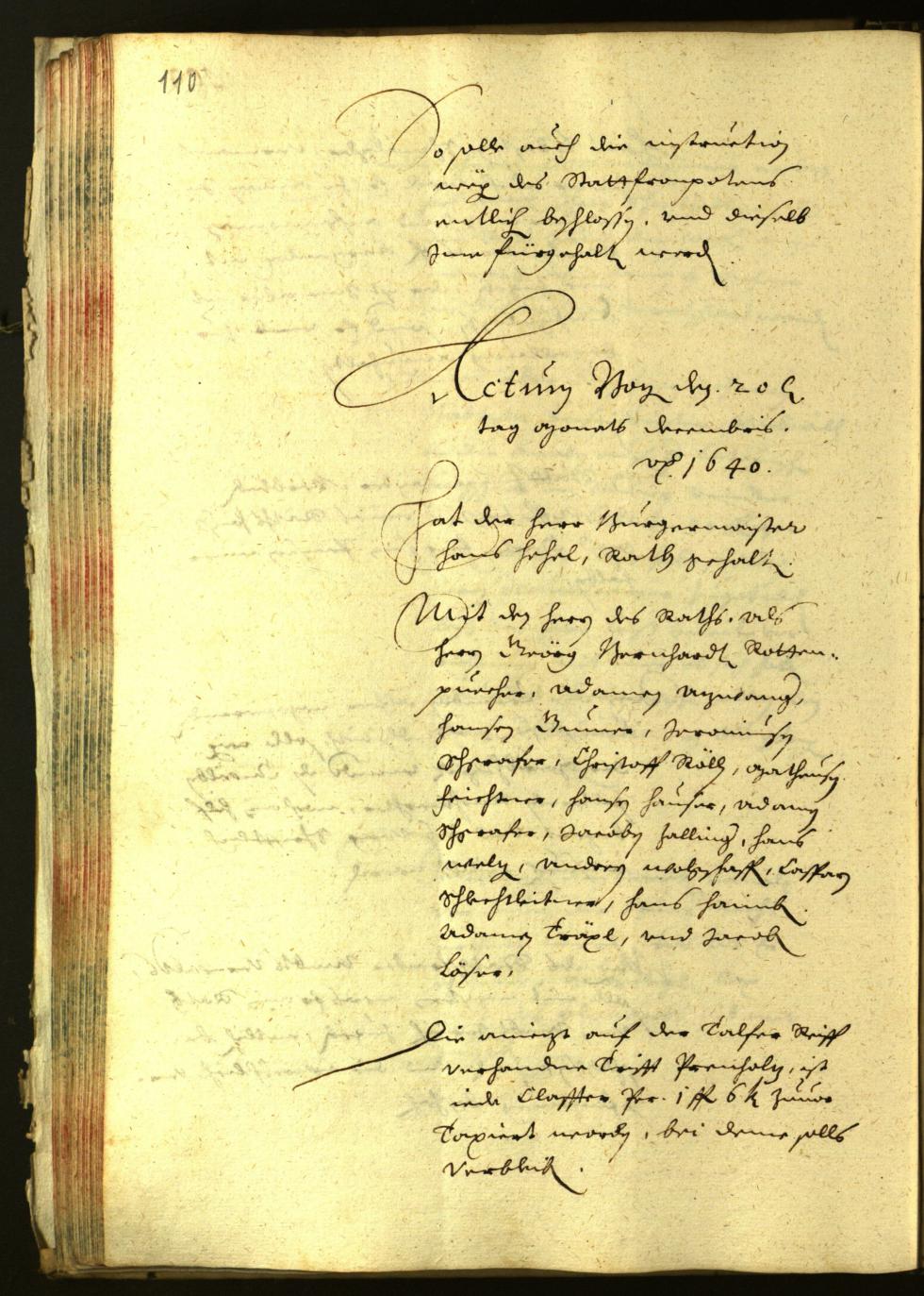 Civic Archives of Bozen-Bolzano - BOhisto Minutes of the council 1640 