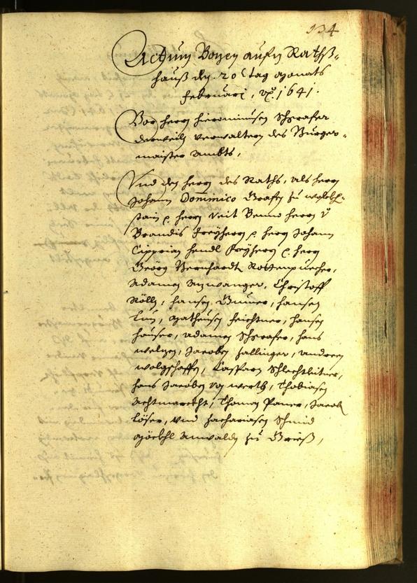 Civic Archives of Bozen-Bolzano - BOhisto Minutes of the council 1641 