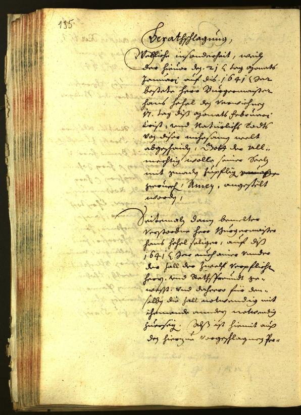 Civic Archives of Bozen-Bolzano - BOhisto Minutes of the council 1641 