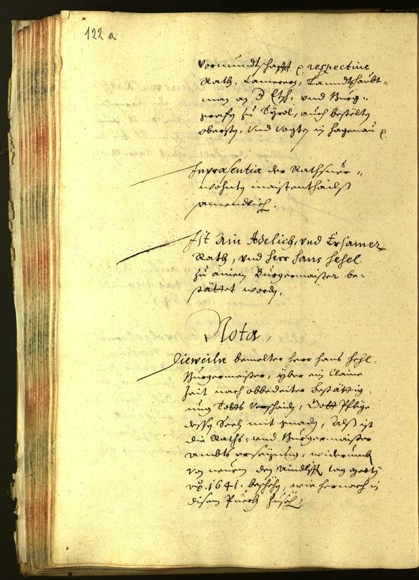 Civic Archives of Bozen-Bolzano - BOhisto Minutes of the council 1641 